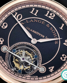 A LANGE & SOHNE 1815 TOURBILLON HANDWERKSKUNST ROSE GOLD BLACK