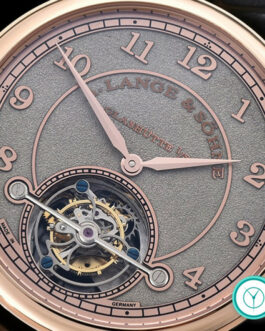 A LANGE & SOHNE 1815 TOURBILLON HANDWERKSKUNST ROSE GOLD GREY