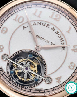 A LANGE & SOHNE 1815 TOURBILLON HANDWERKSKUNST ROSE GOLD WHITE