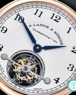 A LANGE & SOHNE 1815 TOURBILLON ROSE GOLD WHITE