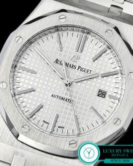 AUDEMARS PIGUET 41MM ROYAL OAK 15400 STAINLESS STEEL SILVER TONED DIAL