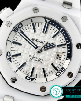 AUDEMARS PIGUET ROYAL OAK OFFSHORE DIVER 15707 WHITE CERAMIC