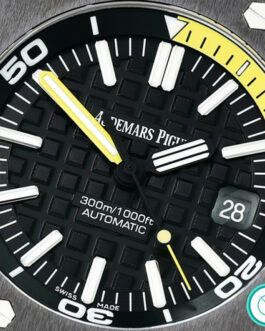 AUDEMARS PIGUET ROYAL OAK OFFSHORE DIVER 15706 YELLOW INNER FORGED CARBON