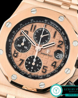 AUDEMARS PIGUET ROYAL OAK OFFSHORE MODEL 26470 PINK GOLD DIAL