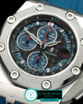 AUDEMARS PIGUET 44MM ROYAL OAK OFFSHORE 26568 MICHAEL SCHUMACHER LIMITED EDITION BLUE