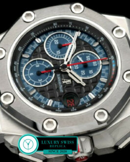 AUDEMARS PIGUET 44MM ROYAL OAK OFFSHORE 26568 MICHAEL SCHUMACHER LIMITED EDITION BLUE