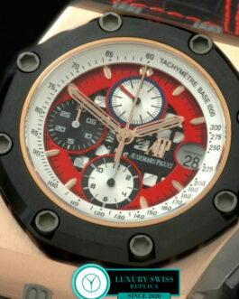 AUDEMARS PIGUET ROYAL OAK OFFSHORE TITANIUM RUBENS BARRICHELLO II RED DIAL