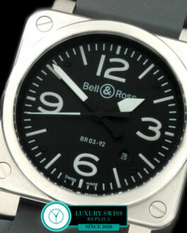 BELL & ROSS INSTRUMENT BR 03-92 WHITE SWISS AUTOMATIC