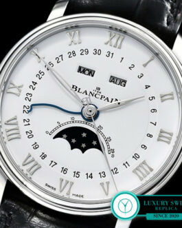 BLANCPAIN VILLERET QUANTIEME COMPLET MOONPHASE WHITE