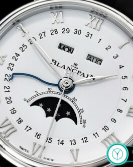 BLANCPAIN VILLERET QUANTIEME COMPLET MOONPHASE WHITE