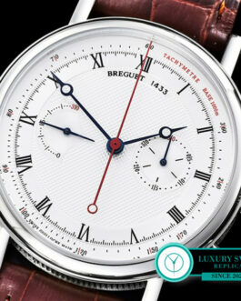 BREGUET CLASSICQUE 1433 CHRONOGRAPH SWISS WHITE DIAL