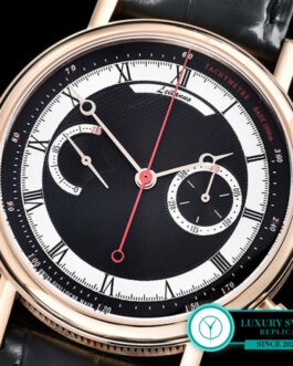 BREGUET CLASSICQUE 1433 CHRONOGRAPH SWISS ROSE GOLD WHITE