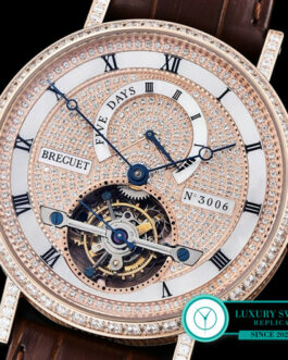 BREGUET JUBILEE 3220 TOURBILLON ROSE GOLD DIAMOND DIAL