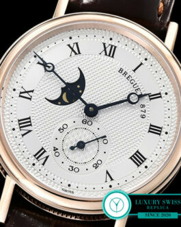 BREGUET CLASSIQUE 879 SWISS AUTOMATIC ROSE GOLD WHITE