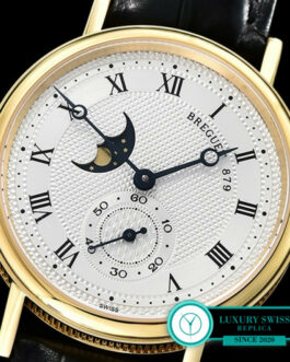 BREGUET CLASSIQUE 879 GOLD SWISS AUTOMATIC WHITE