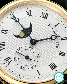 BREGUET CLASSIQUE 879 GOLD SWISS AUTOMATIC WHITE