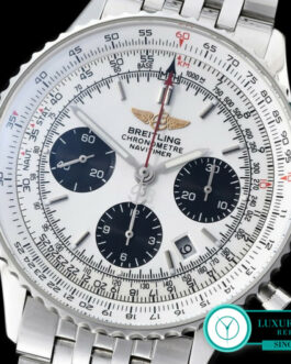 BREITLING NAVITIMER HERITAGE FLYBACK CHRONOGRAPH WHITE DIAL