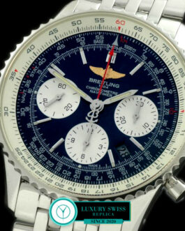 BREITLING NAVITIMER 01 CHRONOGRAPH BLUE DIAL STAINLESS STEEL