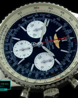 BREITLING NAVITIMER 01 CHRONOGRAPH BLUE DIAL STAINLESS STEEL