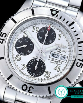 BREITLING SUPEROCEAN STEELFISH CHRONOGRAPH AUTOMATIC WHITE DIAL