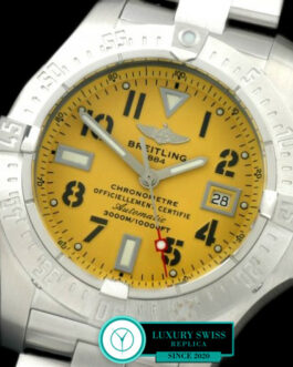 BREITLING AVENGER SEAWOLF SWISS AUTOMATIC YELLOW DIAL