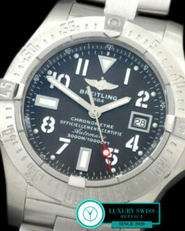 BREITLING AVENGER SEAWOLF SWISS AUTOMATIC GRAPHITE DIAL