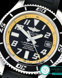 BREITLING SUPEROCEAN II ABYSS SWISS AUTOMATIC YELLOW INNER BEZEL