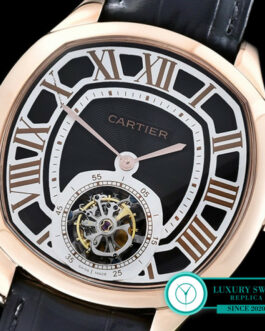 CARTIER DRIVE DE CARTIER FLYING TOURBILLON PINK GOLD BLACK