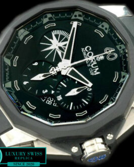 CORUM COMPETITION 48 CHALLENGE CUP SWISS CHRONOGRAPH TITANIUM BLACK