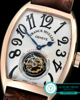 FRANCK MULLER AETERNITAS FLYING TOURBILLON ROSE GOLD WHITE