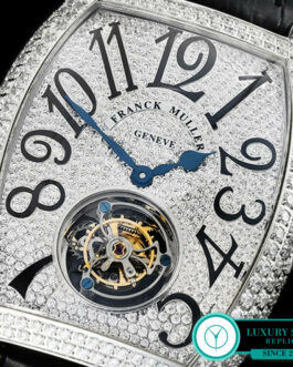 FRANCK MULLER AETERNITAS FLYING TOURBILLON DIAMOND BEZEL DIAMOND DIAL