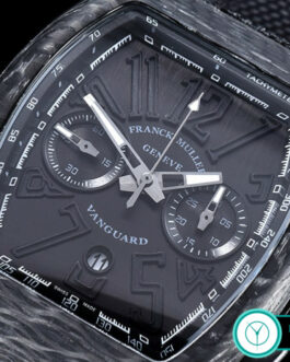 FRANCK MULLER CASABLANCA VANGUARD CHRONOGRAPH PVD BLACK