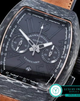 FRANCK MULLER CASABLANCA VANGUARD CHRONOGRAPH ROSE GOLD BLACK