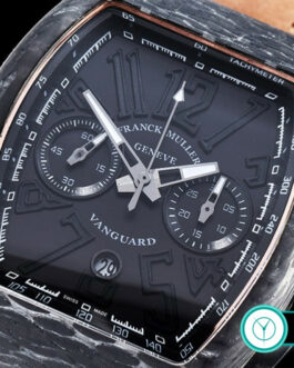 FRANCK MULLER CASABLANCA VANGUARD CHRONOGRAPH ROSE GOLD BLACK