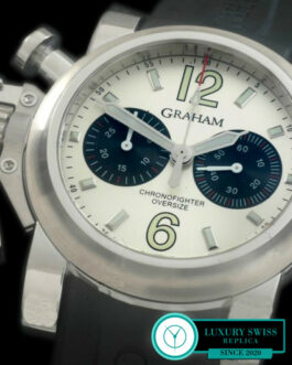 GRAHAM CHRONOFIGHTER OVERSIZE CLASSIC SWISS CHRONOGRAPH WHITE