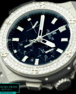 HUBLOT BIG BANG EVOLUTION DIAMOND BEZEL BLACK DIAL SWISS AUTOMATIC