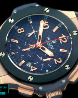 HUBLOT BIG BANG ROSE GOLD CARBON FIBRE DIAL SWISS AUTOMATIC