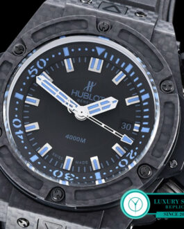 HUBLOT BIG BANG KING POWER DIVER OCEANOGRAPHIC CARBON FIBER BLUE 4000 MONACO