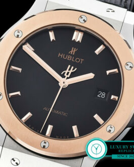 HUBLOT BIG BANG CLASSIC FUSION 2 TONE SWISS AUTOMATIC BLACK