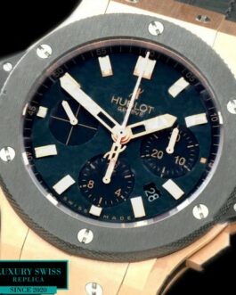 HUBLOT BIG BANG EVOLUTION ROSE GOLD SWISS AUTOMATIC CERAMIC BEZEL BLACK