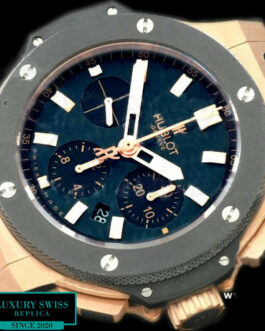 HUBLOT BIG BANG EVOLUTION ROSE GOLD SWISS AUTOMATIC CERAMIC BEZEL BLACK