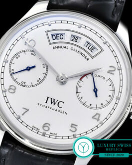 IWC PORTUGIESER ANNUAL CALENDAR IW503502 WHITE