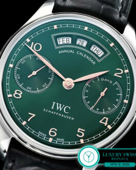 IWC PORTUGIESER ANNUAL CALENDAR IW503502 GREEN