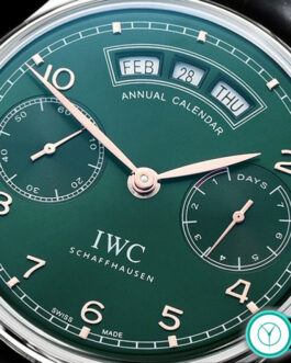 IWC PORTUGIESER ANNUAL CALENDAR IW503502 GREEN