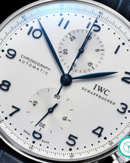 IWC PORTUGUESE IW371417 SWISS CHRONOGRAPH 41MM WHITE