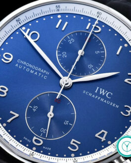 IWC PORTUGUESE IW371491 SWISS CHRONOGRAPH 41MM BLUE