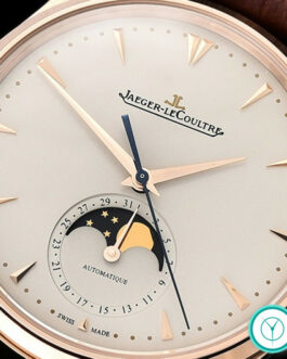 JAEGER LECOULTRE MASTER ULTRA THIN MOON ROSE GOLD CHAMPAGNE