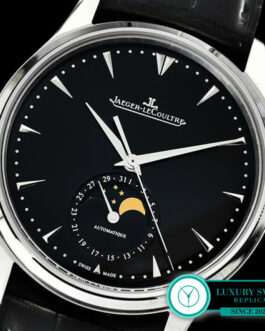 JAEGER LECOULTRE MASTER ULTRA THIN MOON BLACK