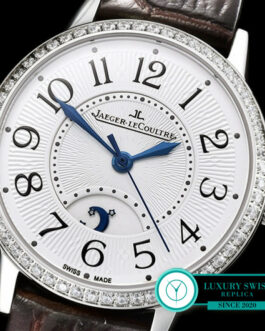 JAEGER LECOULTRE RENDEZ-VOUS NIGHT DAY SS DIAMOND BEZEL SILVER