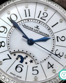 JAEGER LECOULTRE RENDEZ-VOUS NIGHT DAY SS DIAMOND CASE MOP WHITE